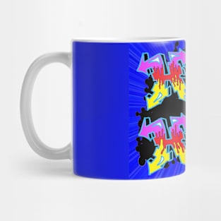 Hip Hop Rainbow  Rap Art Mug